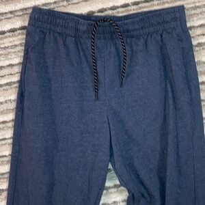 Navy Casual Drawstring Pants